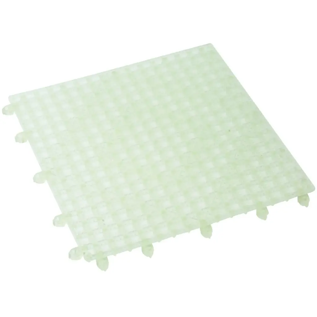 WINCO BML-12C Bar Mat Interlocking 12 X 12 inch. Clear