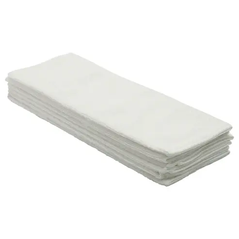 WINCO BTM-16W Microfiber Bar towel 16X16" White