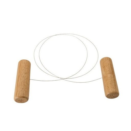 WINCO CS-44W Cheese Slicer with 2 Wood Handle