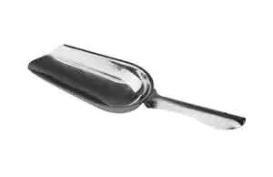WINCO IS-4 Ice Scoops 4 Oz Stainless Steel