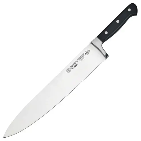 WINCO KFP-120 12" Chef Knife with Black Handle