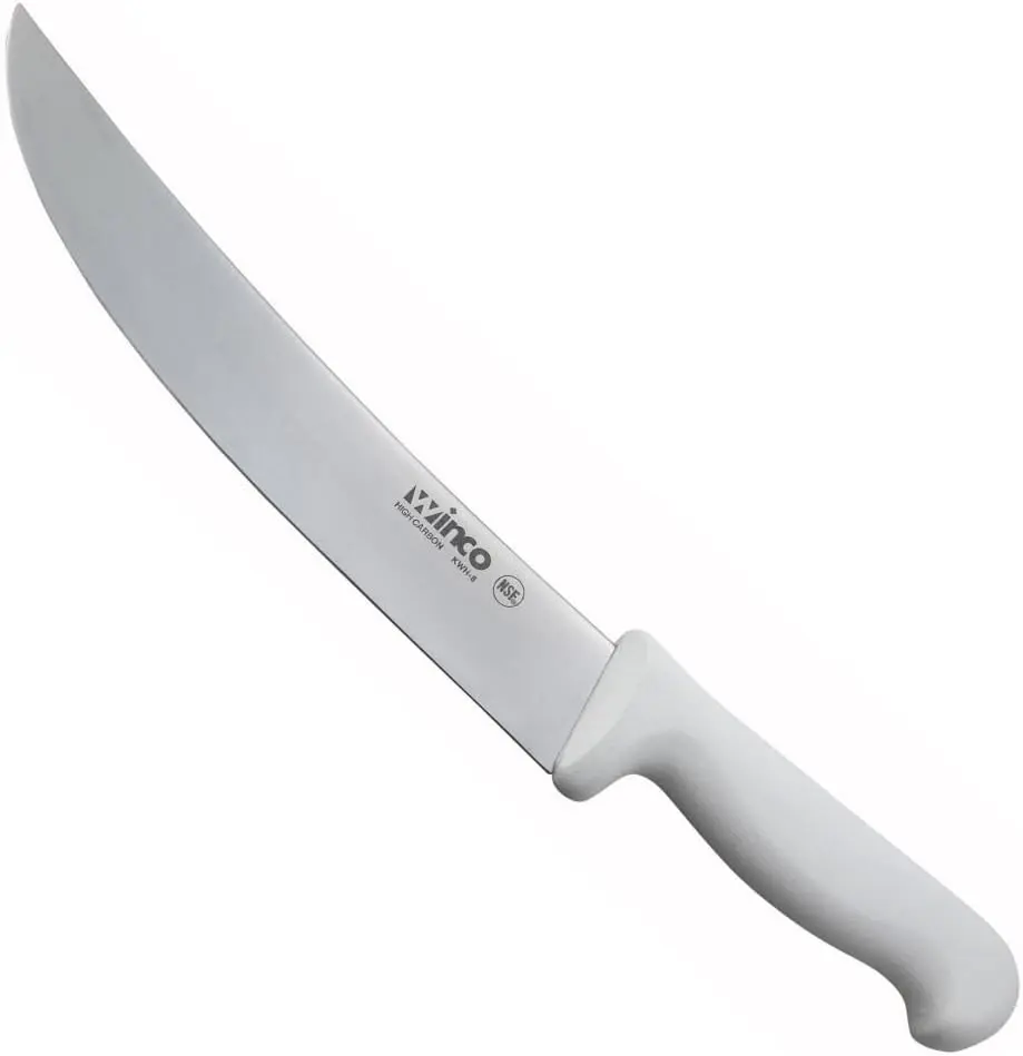 WINCO KWH-8 9.5" Cimeter Knife White