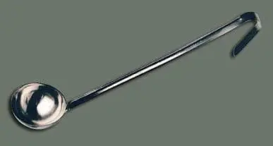 WINCO LDI-2 2 Oz One-Piece Stainless Steel Ladle