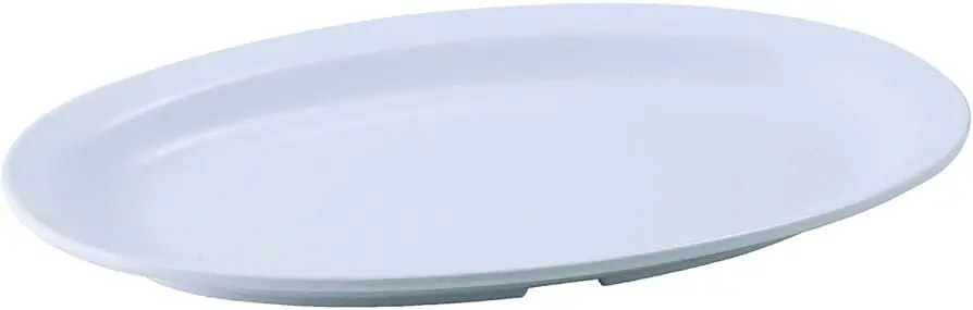 WINCO MMPO-118W Oval Platter 11" White