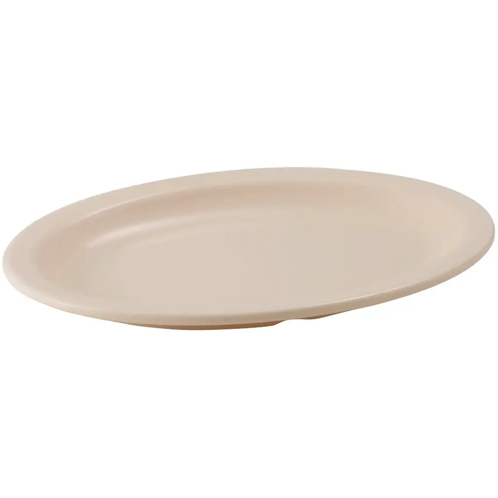 WINCO MMPO-96 Oval Platter 9" Tan