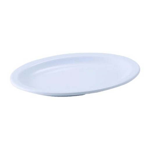 WINCO MMPO-96W Oval Platter 9" White