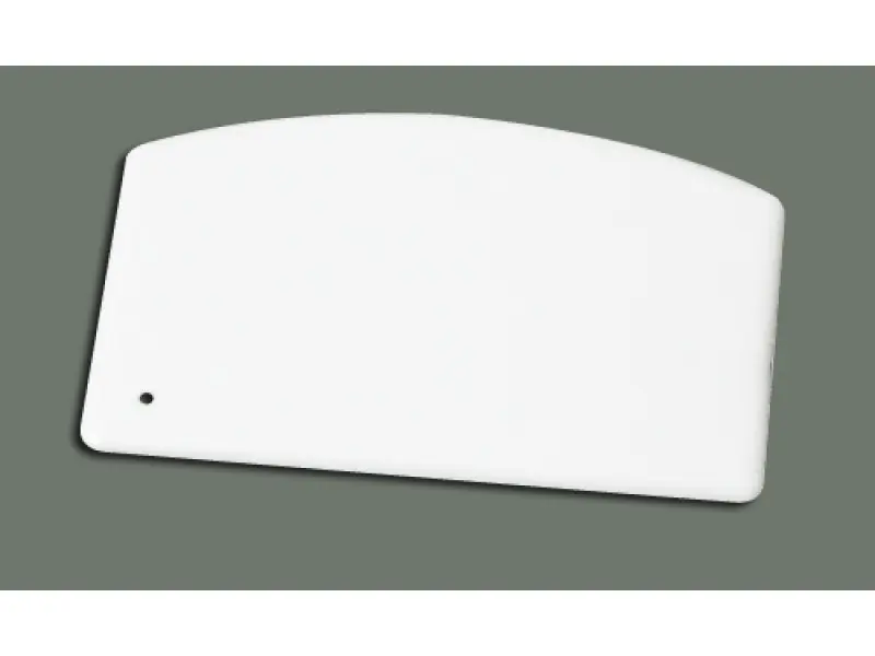 WINCO PDS-5 5.5" x 3.75" Plastic Dough Scraper