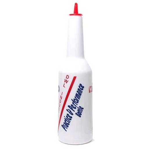 WINCO PFBT-11W 3" x 11.5" Flair Bottle White