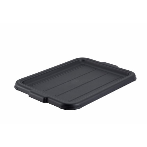 WINCO PL-57K Tote Box Lid Black for 5" or 7" Height