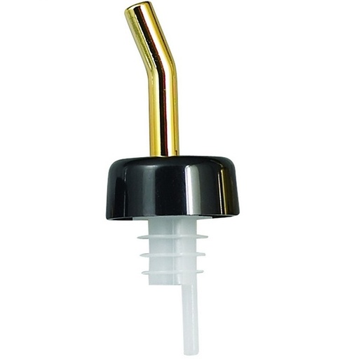 WINCO PPW-GDK Pourer Black Collar and Golden Spout