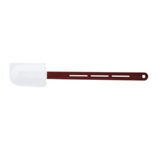 WINCO PSH-16 16 Inch White Silicone Spatula