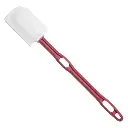 WINCO PSH-16 16 Inch White Silicone Spatula