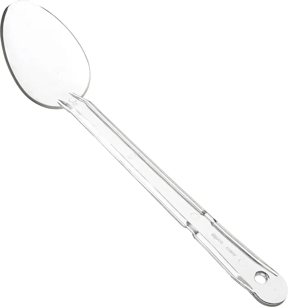 WINCO PSS-13C 13" Clear Polycarbonate Serving Spoon