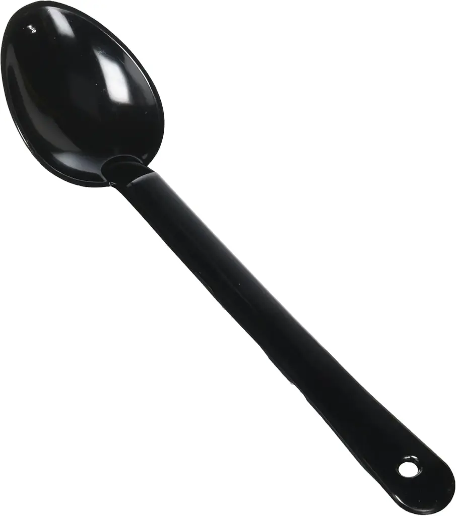 WINCO PSS-13K 13" Black Polycarbonate Serving Spoon