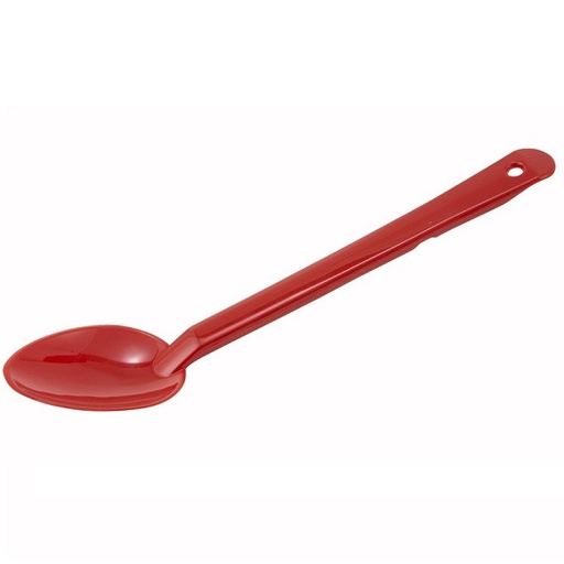 WINCO PSS-13R 13" Red Polycarbonate Serving Spoon