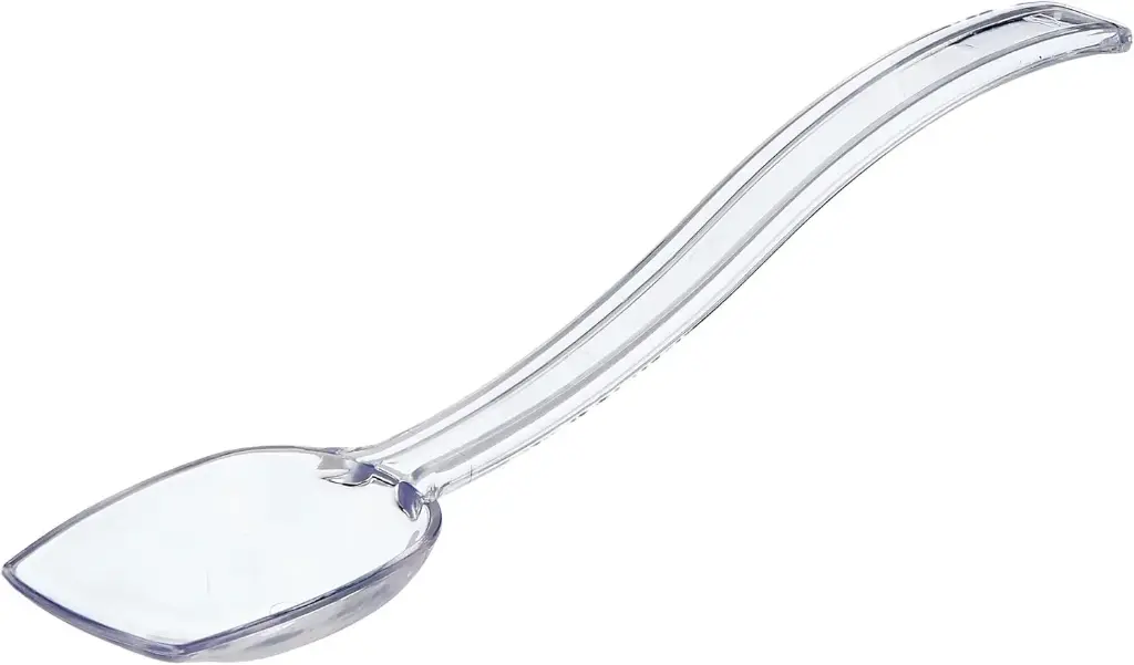 WINCO PSSB-10C 3/4 Oz Clear Polycarbonate Buffet Spoon