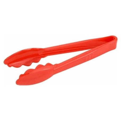 WINCO PUT-9R 9" Polycarbonate Utility Tongs, Red