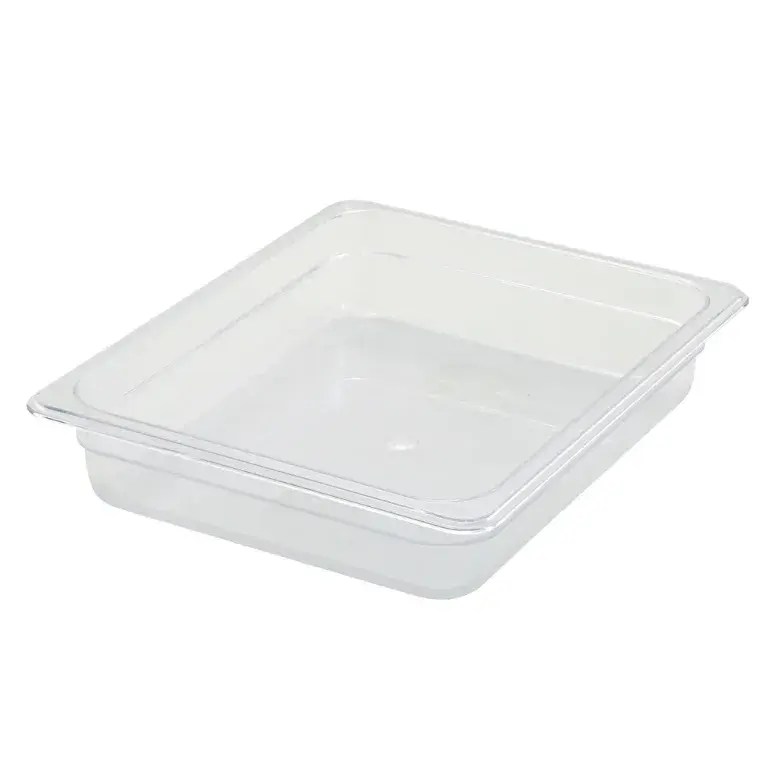 WINCO SP7202 1/2 Size Clear Food Pan 2" Deep