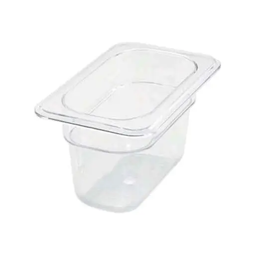 WINCO SP7904 1/9 Size Clear Poly Food Pan