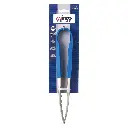 WINCO UT-9HP-B 9" Blue Utility Tongs PVC Coated