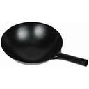 WINCO WOK-36 16" Black Integral Iron Wok