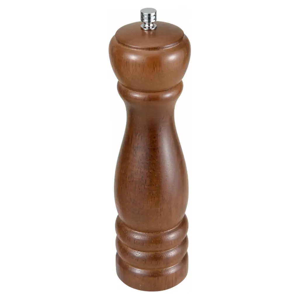 WINCO WPM-8CD Wood Pepper Mill Modern 8"