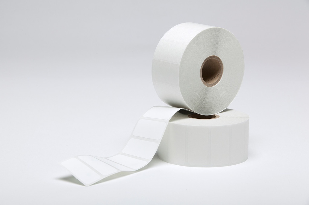 1.75 X 0.5 Inch White Blank Paper Permanent Label