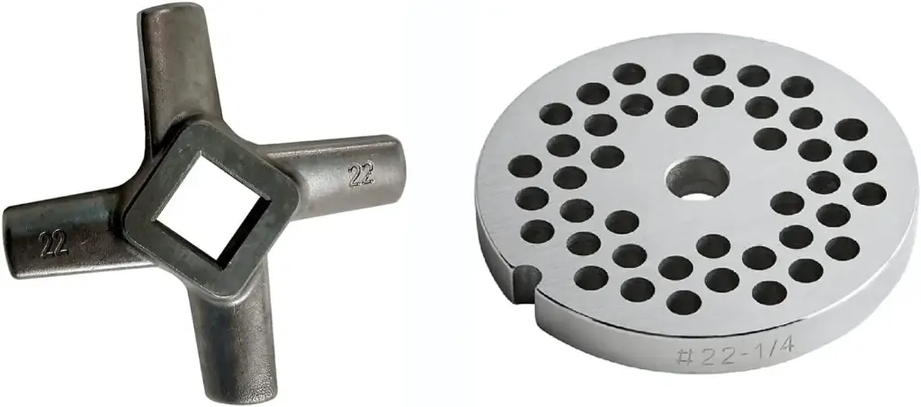 1/4" Stainless Steel Meat Grinder Plate #22