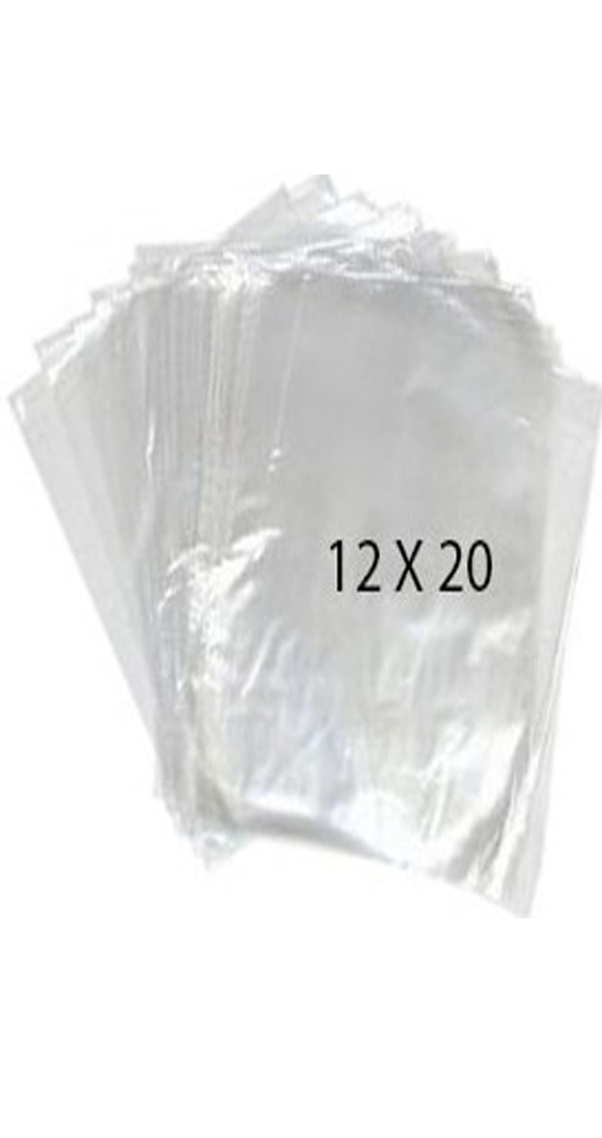 12 X 20 Poly Bag 