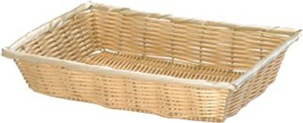 14" Rectangular Rattan Basket