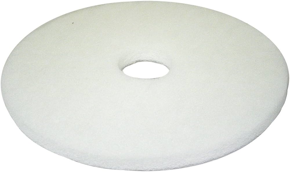 17 Inch White Polishing Pad