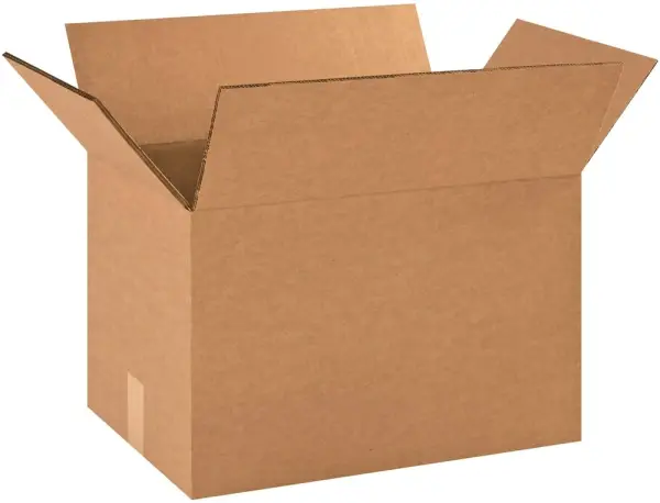 18 X 12 X 6 Inch Corrugated Cardboard Box Single Wall Printed