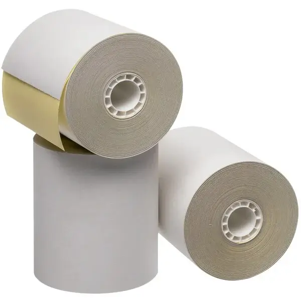 3" X 90 ' Two-Ply Carbonless Register Paper Roll
