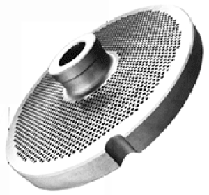 3/8" Meat Grinder Plate #22 Hard Steel