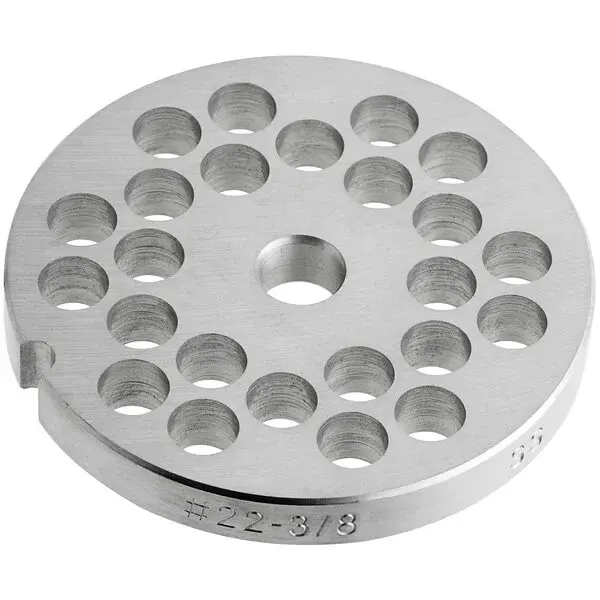 3/8" Stainless Steel Meat Grinder Plate #22