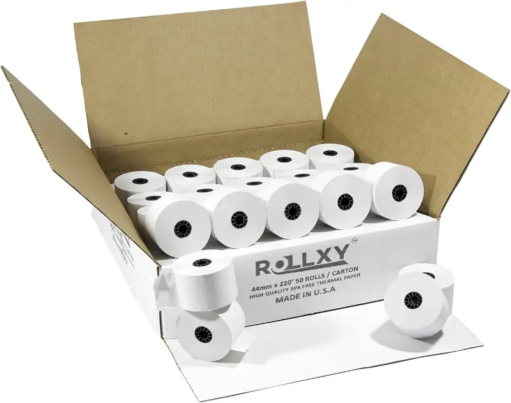 44MM X 220 Ft. Thermal Paper Roll