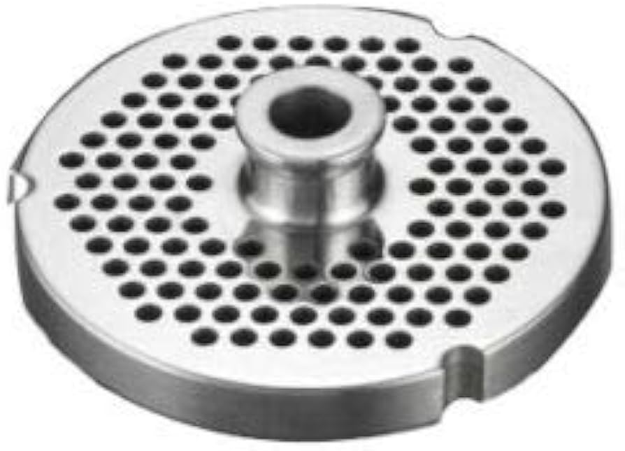 5/8" Stainless Steel Meat Grinder Plate #32 with Hub