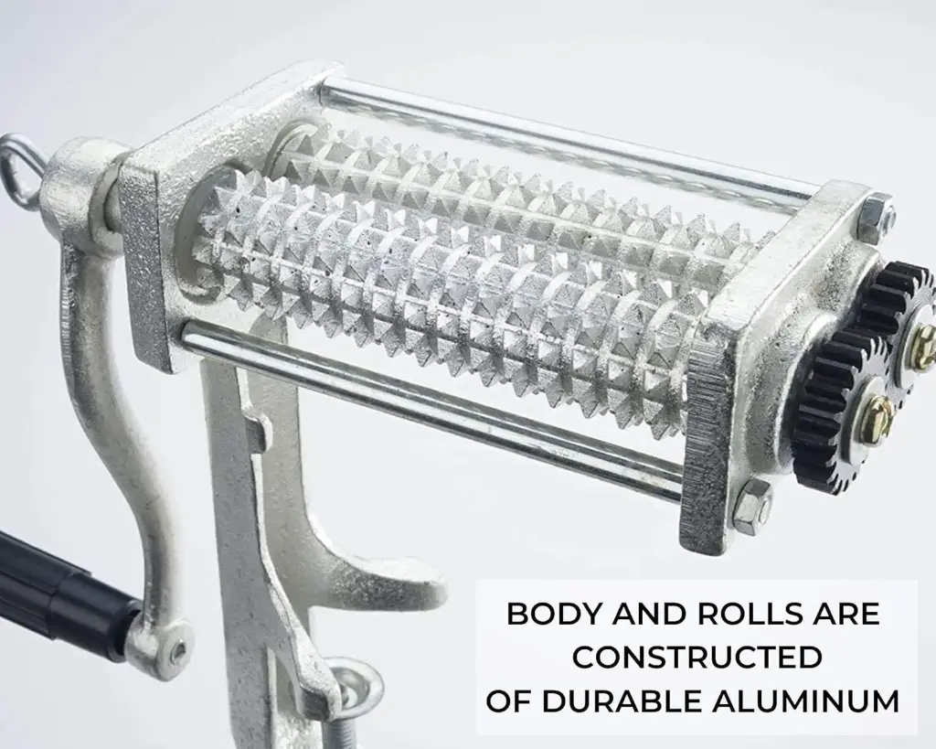 6" Aluminum Meat Cuber and Tenderizer Attachment