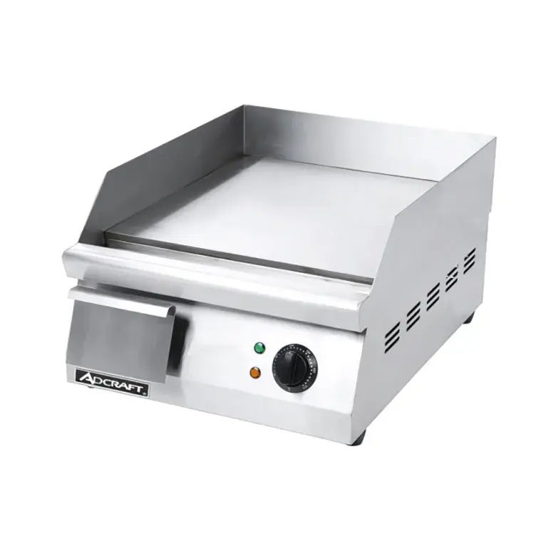 Adcraft GRID-16 120V Heavy Duty Electric Countertop Griddle All Stainless Steel