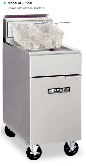 American Range AF-35/40 35-50 Lbs. Deep Fryer LPG