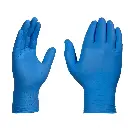 Ammex Xtreme X3 Powder Free Blue Nitrile Glove Large