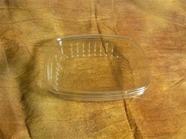 BUTTERFLY AB24 24 Oz Clear Hinged Lid Deli Container