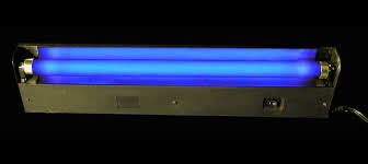 Black Light Blue Fixtures 18"