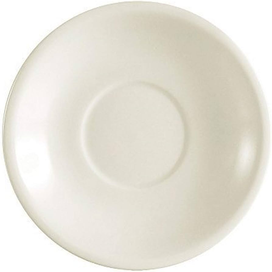 CAC China REC-2 6 Inch Rolled Edge Saucer