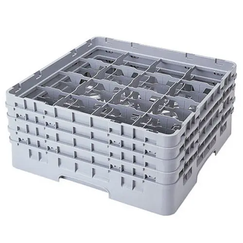 CAMBRO 25E4151 Glass Rack 25 Comp Gray EXTEND