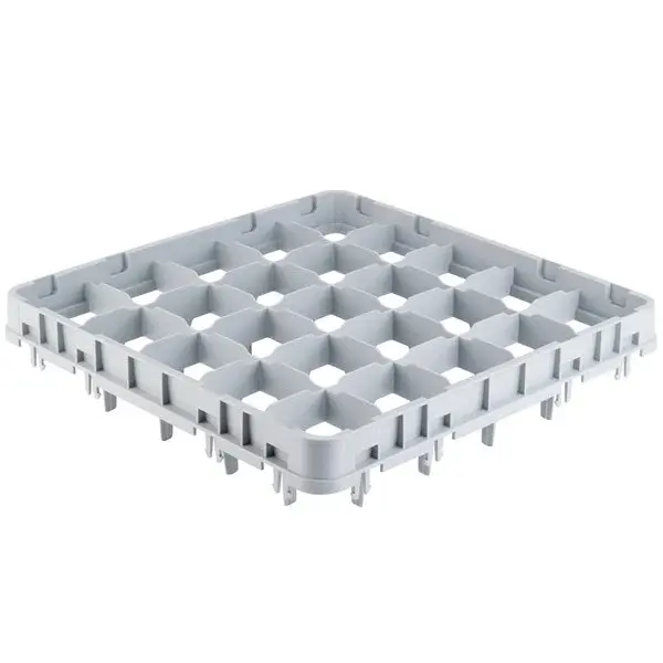 CAMBRO 25E4151 Glass Rack 25 Comp Gray EXTEND