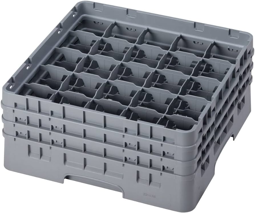 CAMBRO 25S638-151 Glass Rack 25 Comp Gray