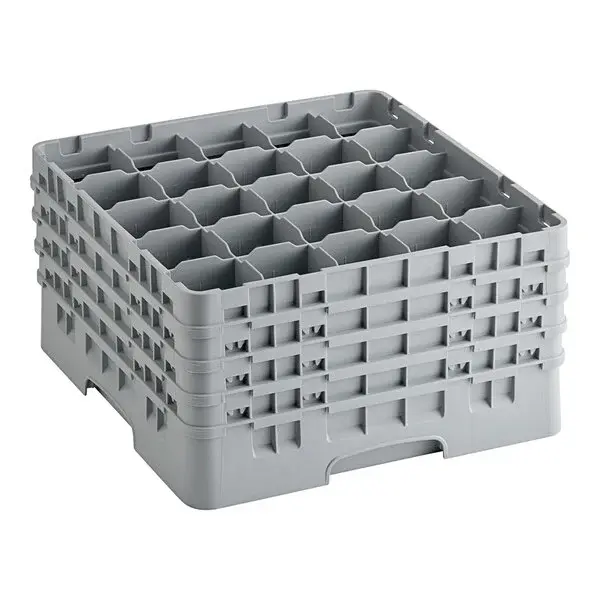 CAMBRO 25S900 Glass Rack 25 Comp Gray