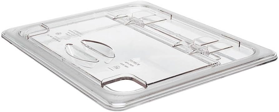 CAMBRO 60CWLN-135 Food Pan Clear 1/6 Hinge Notch
