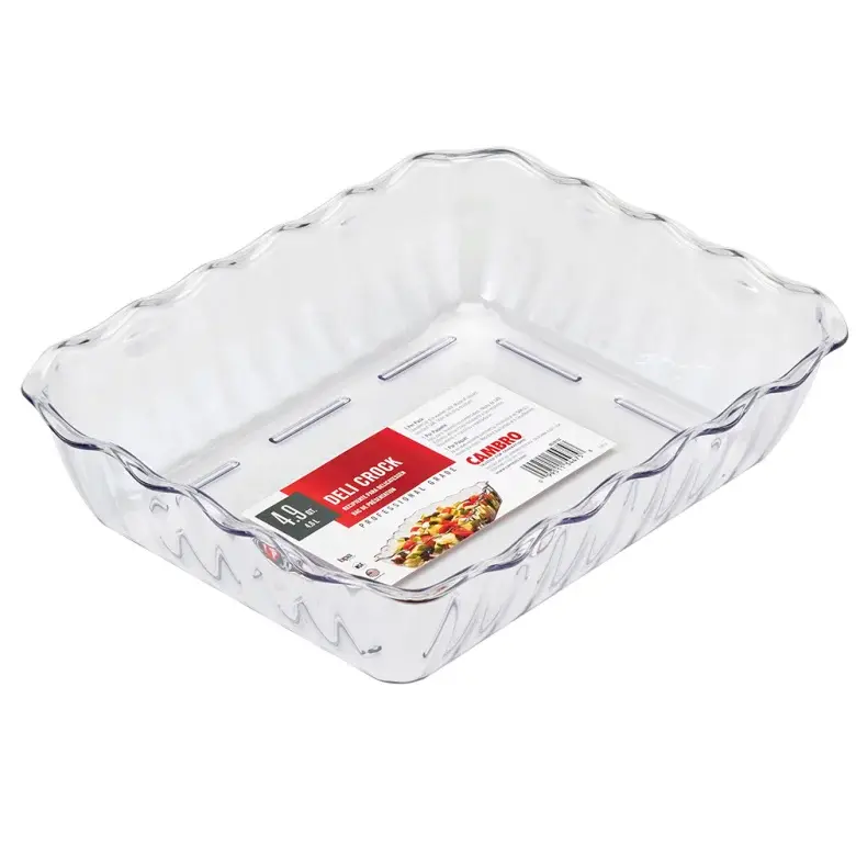 CAMBRO DC10152 Clear Tulip Display 13" x 10"